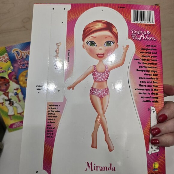 Set Of 4 Dress Up Dolls  Paper Doll Books Uncut Fashions - Picture 2 of 16